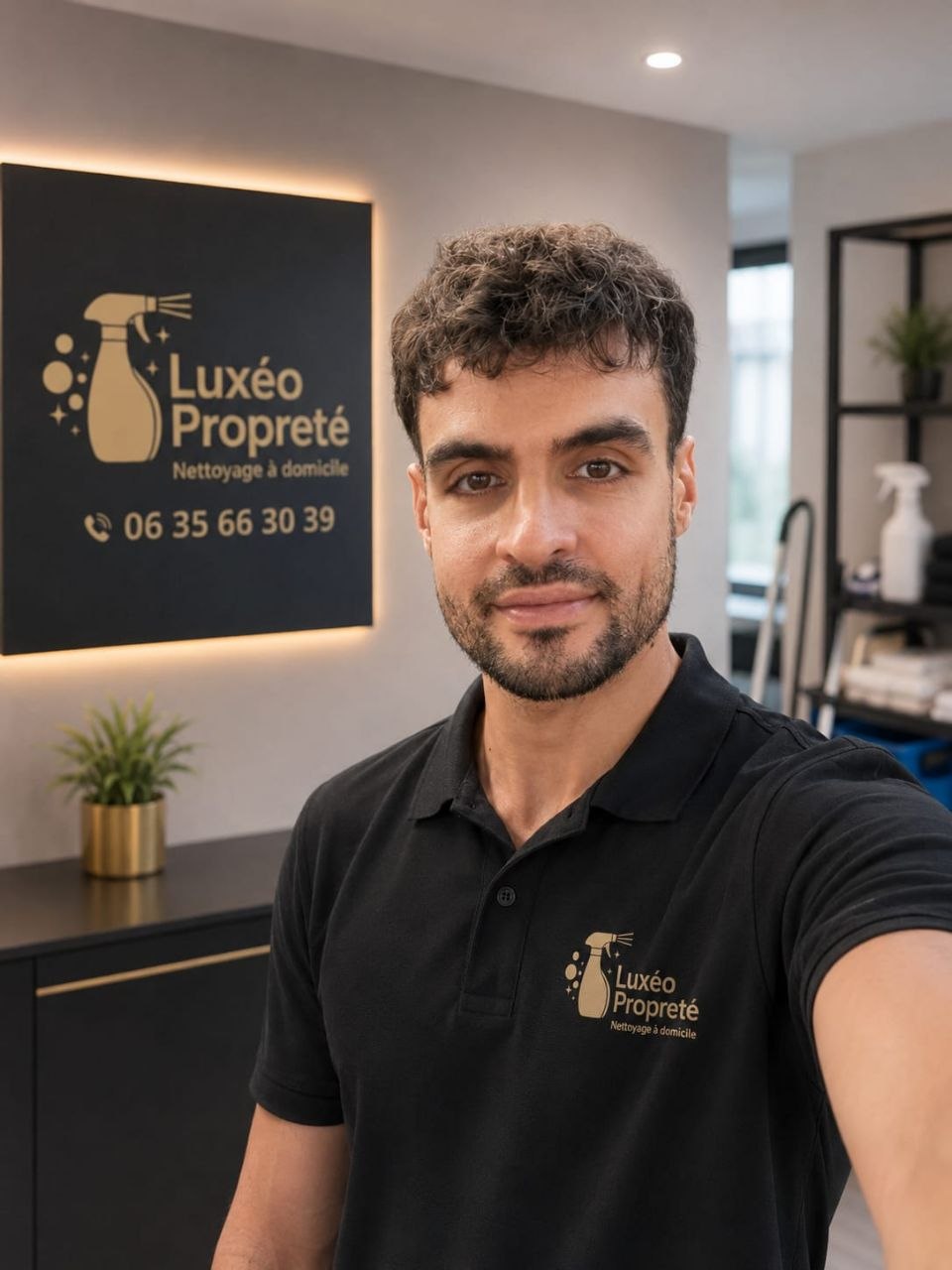 Fabio, fondateur de Luxéo Propreté